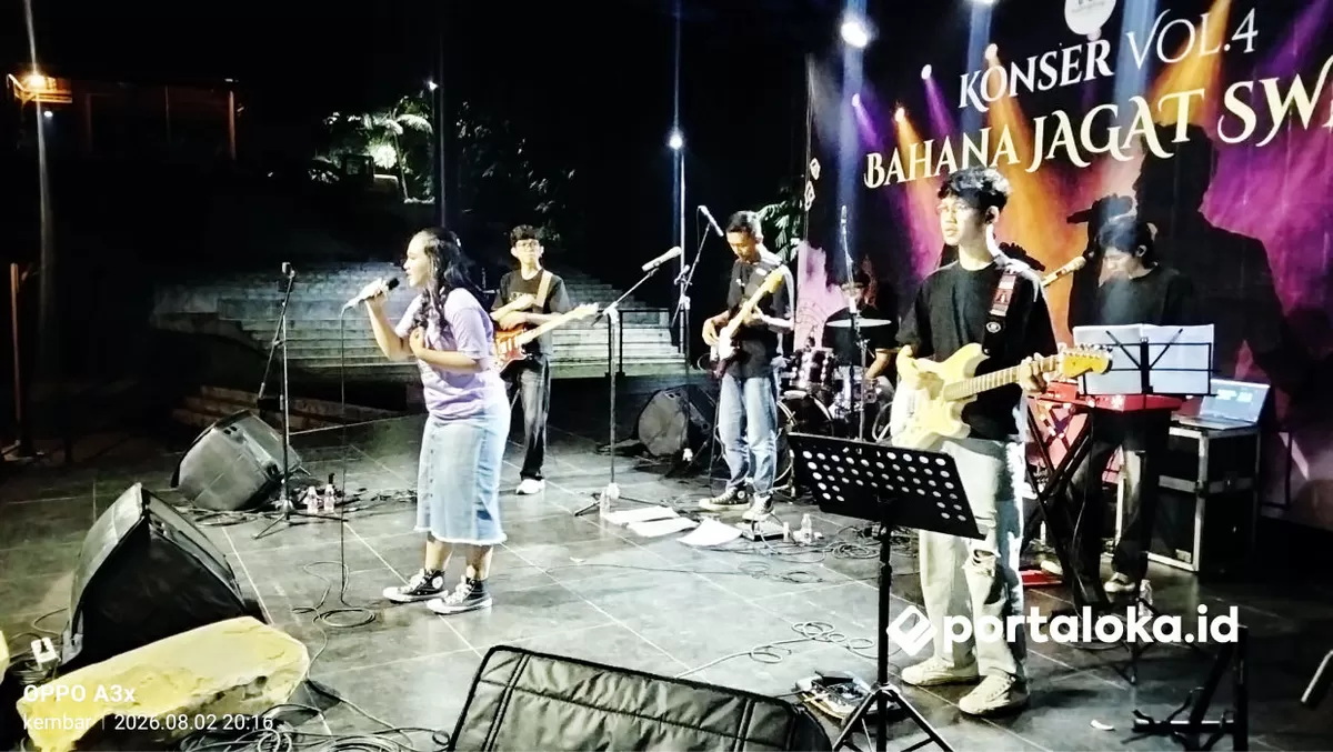 Konser Volume 4 Bahana Jagat Swara tampilkan puluhan penyanyi berbakat dari Ciamis (Portaloka.id/Arman)