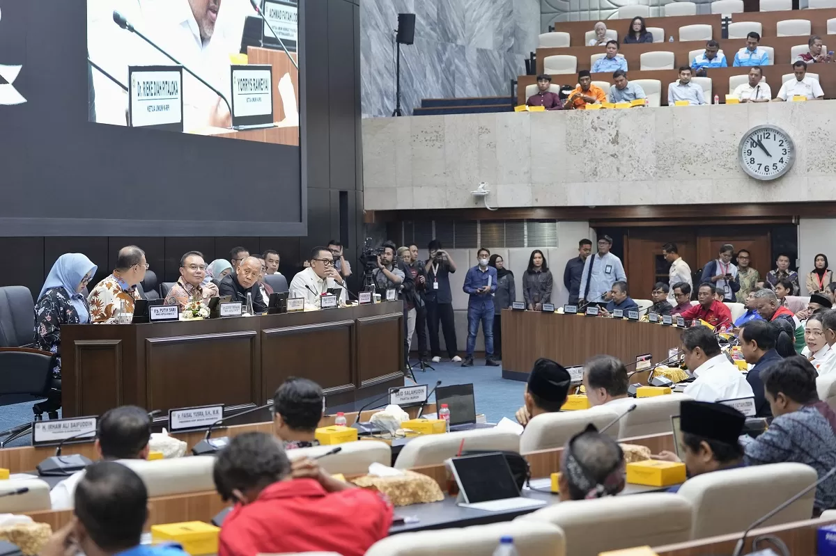DPR terima aspirasi serikat pekerja dan buruh (Dok. istimewa)