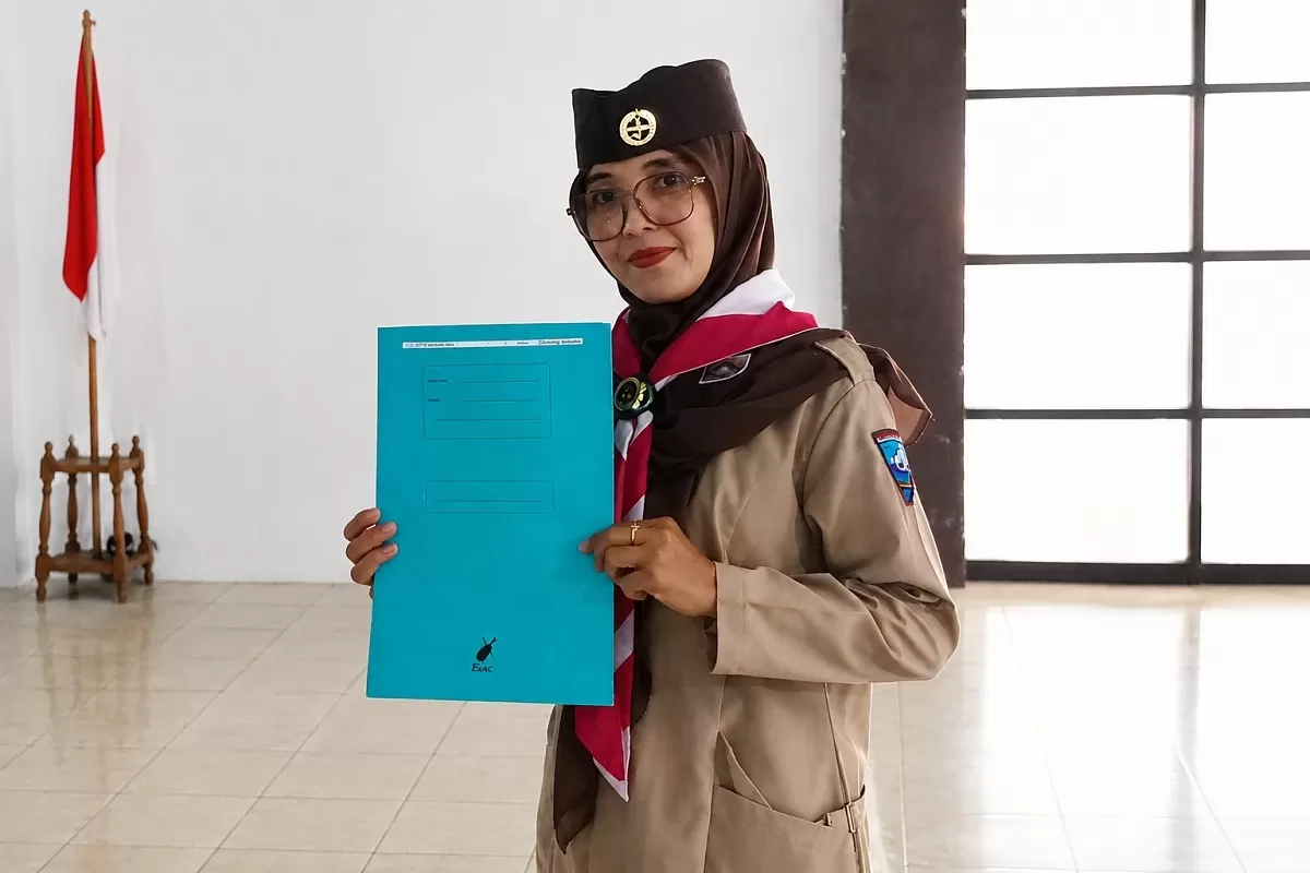 Pembina Pramuka MIS Cirajasa, Situ Juansah, S.Pd. (Dok. Istimewa)