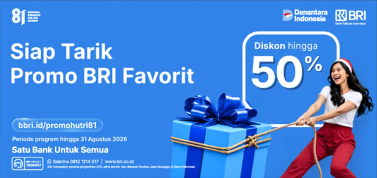 Daftar Promo Spesial BRI pada momen HUT ke-81 RI (Ist)