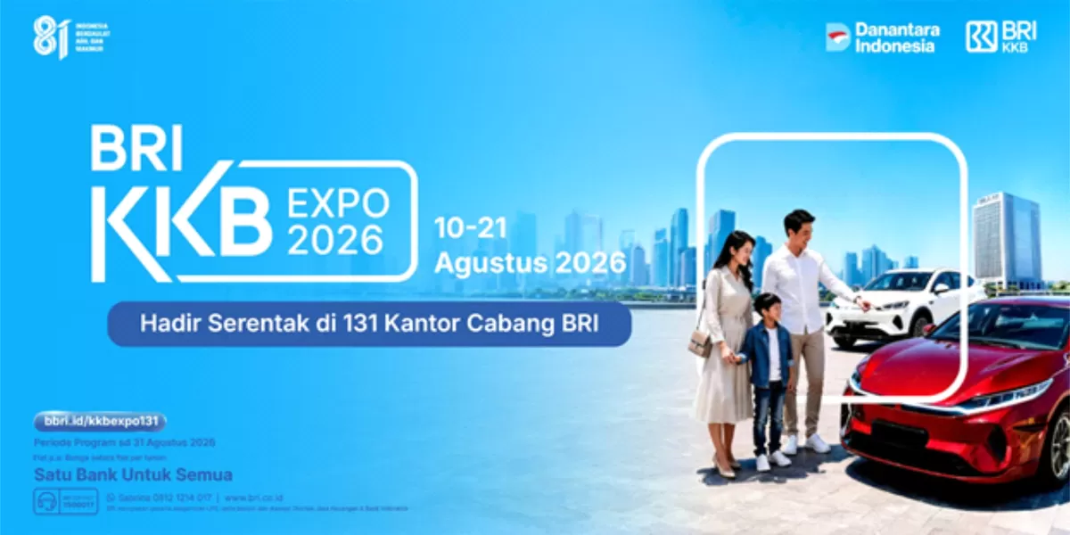 BRI KKB Expo hadir di 131 Kantor Cabang BRI pada 10&ndash;21 Agustus 2026 (Dok. Istimewa)