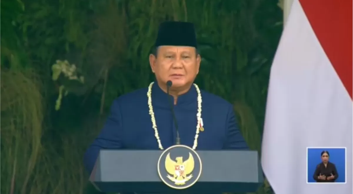 Presiden Prabowo mengajak untuk mendoakan para korban gempa di sejumlah daerah (Dok. Istimewa)