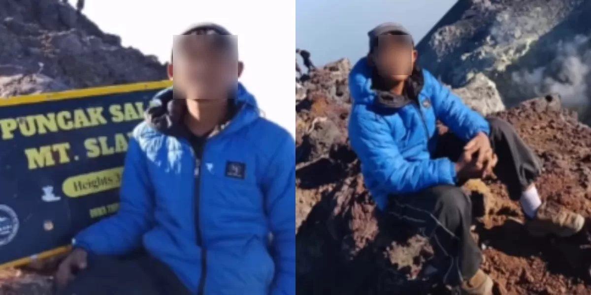 Pendaki asal Brebes tewas terjatuh ke dalam kawah Gunung Slamet (Instagram.com/@insta_bumiayu)