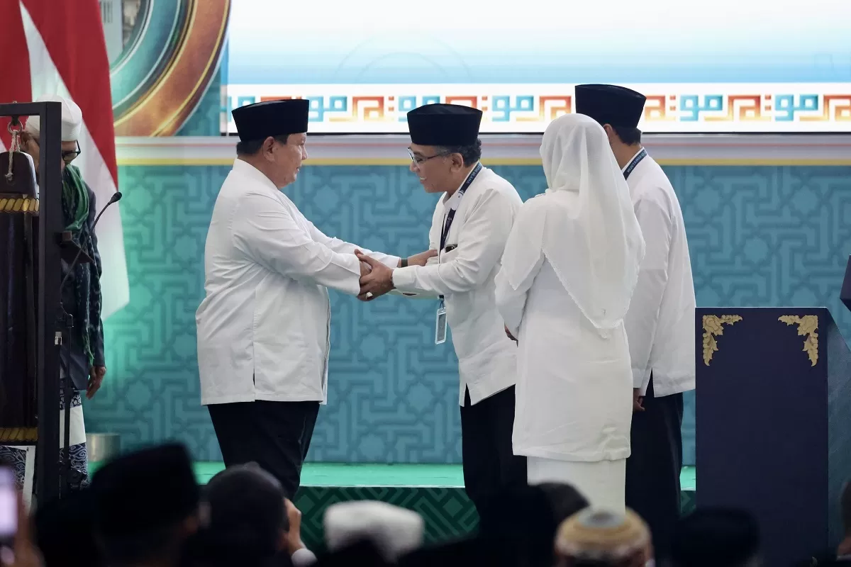 Presiden Prabowo menghadiri Muktamar ke-35 NU di Jombang (Dok. Bakom RI)