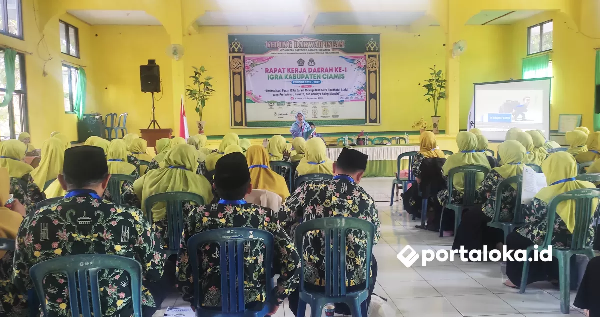 Rapar Kerja Daerah I PD IGRA Kabupaten Ciamis (Portaloka.id/Arman)