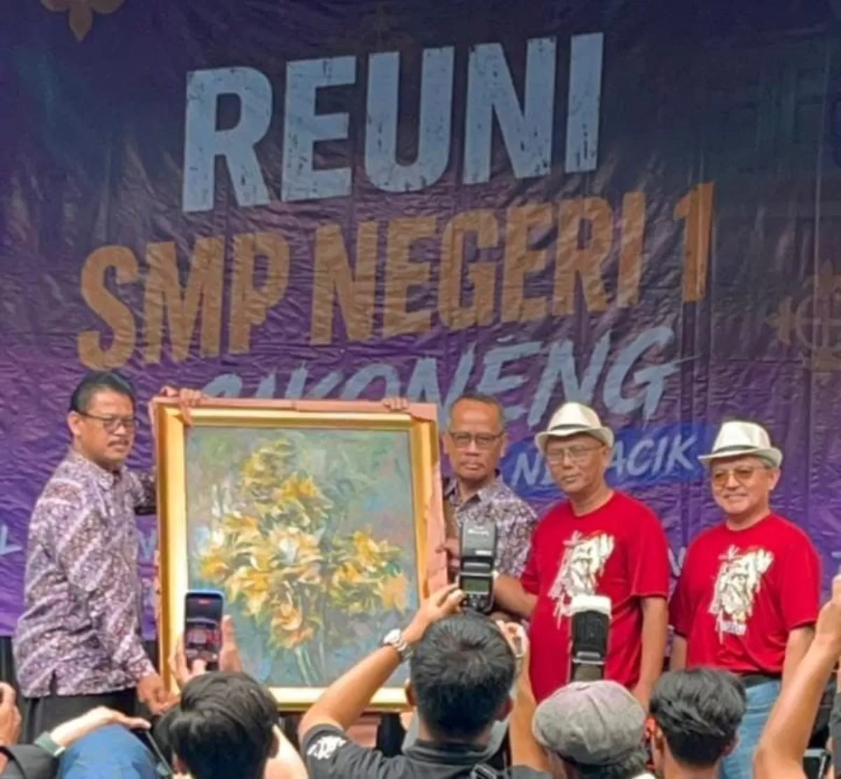 Reuni Alumni SMPN 1 Cikoneng angkatan 1980-1988 (Ist)