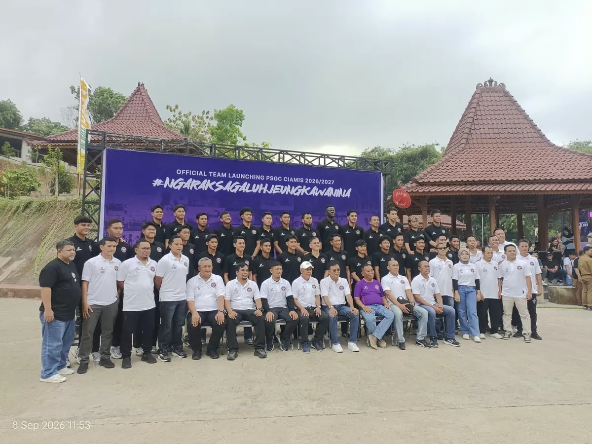 Squad PSGC Ciamis baru siap merumput di Liga 2 musim 2026/2027 (Portaloka.id/Bang Sufi)