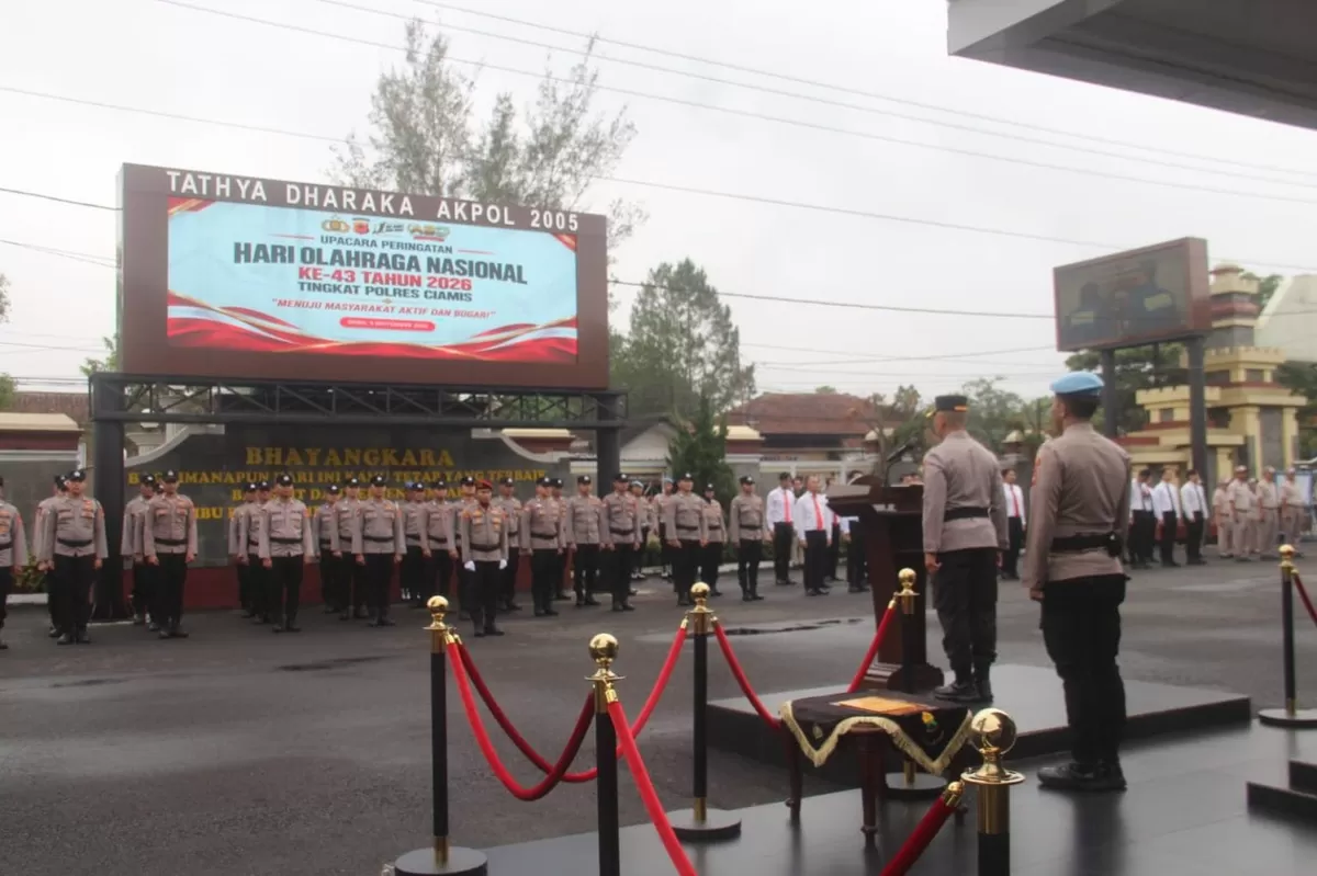 Upacara Haornas ke-43 Polres Ciamis (Ist)