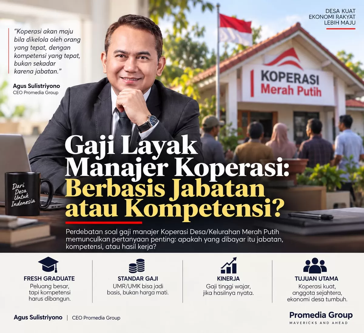 Menyoroti gaji manajer Kopdes (Ist)