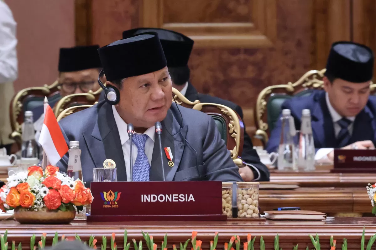 Presiden Prabowo menghadiri KTT BRICS di New Delhi, India (Dok. Bakom RI)