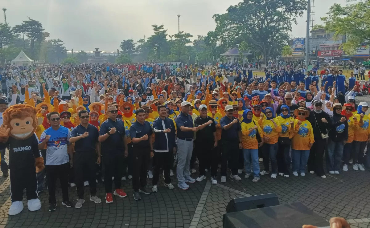 Kampanye Gemar dalam rangka Hari Olahraga Nasional 2026 di Alun-Alun Ciamis (Ist)