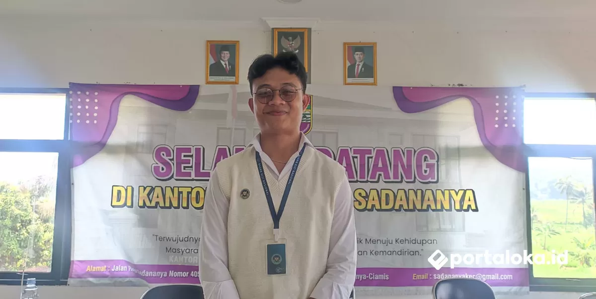 Kepala SPPG Werasari, Sadananya, Febi Adrian (Portaloka.id/Arman)