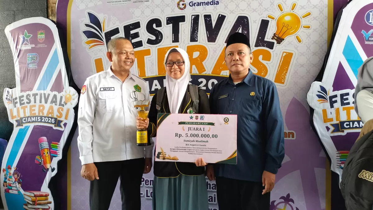 Dinas Perpustakaan dan Kearsipan Kabupaten Ciamis menggelar Festival Literasi (Portaloka.id/Bang Sufi)