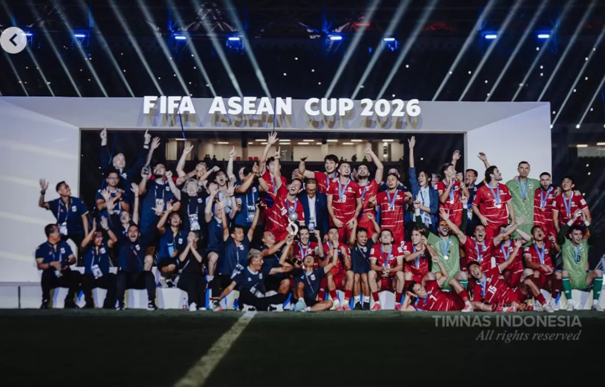 Indonesia juarai FIFA ASEAN Cup 2026 setelah mengalahkan Thailand (Instagram @timnasindonesia)