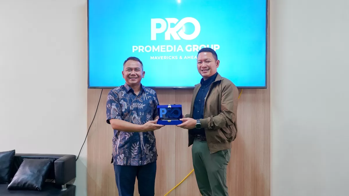 Kunjungan BRI ke kantor Promedia Group untuk memperkuat kerja sama publikasi dan menjaga reputasi instansi. (Dok. Promedia)
