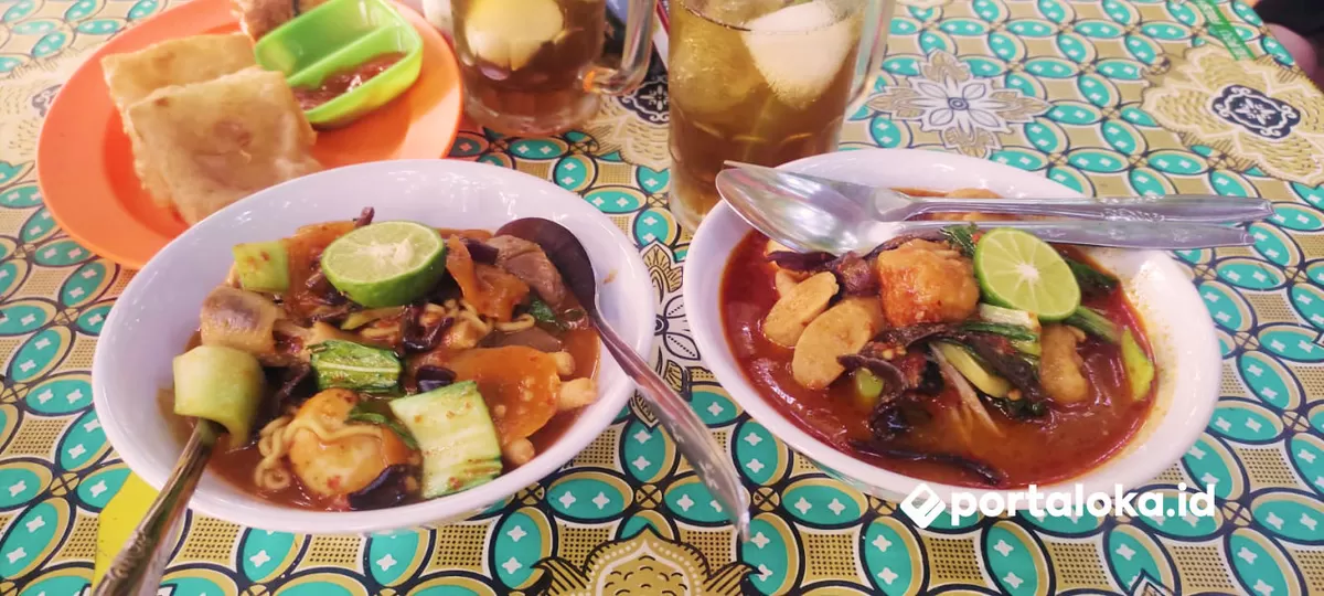 Seblak Teras BA Kota Banjar, rekomendasi tempat kuliner pecinta makanan pedas (Portaloka.id/Arman)