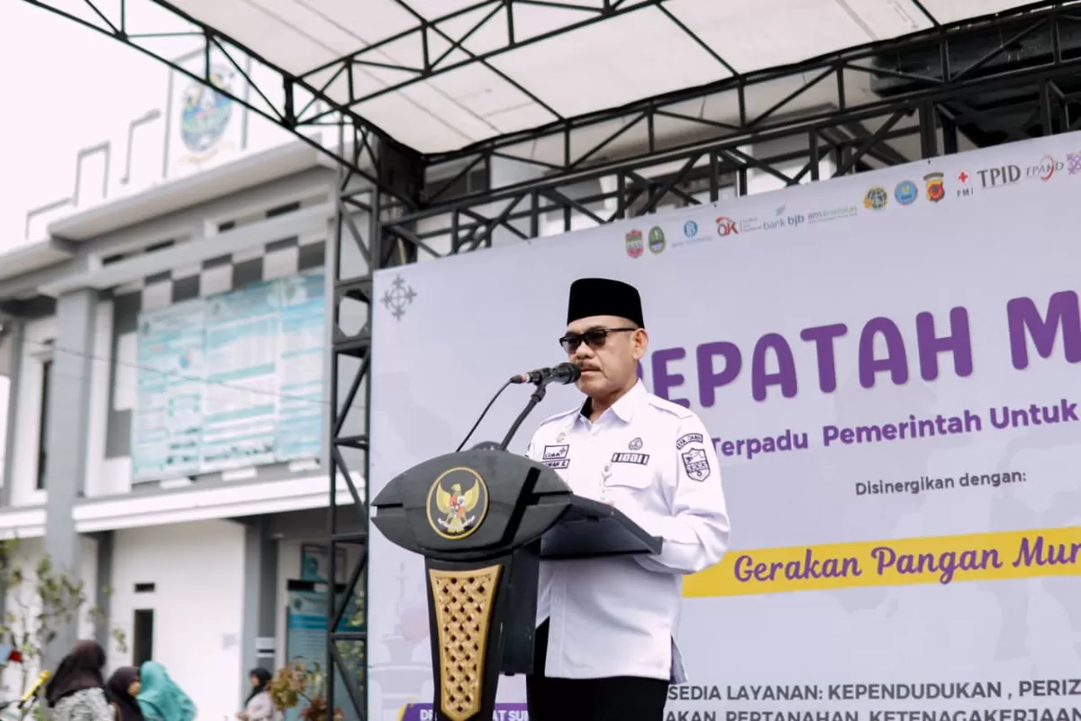 Asisten Administrasi Umum, Wawan Ruhyat mewakili Bupati Ciamis menyampaikan sambutan di Pepatah Manis (Ist)