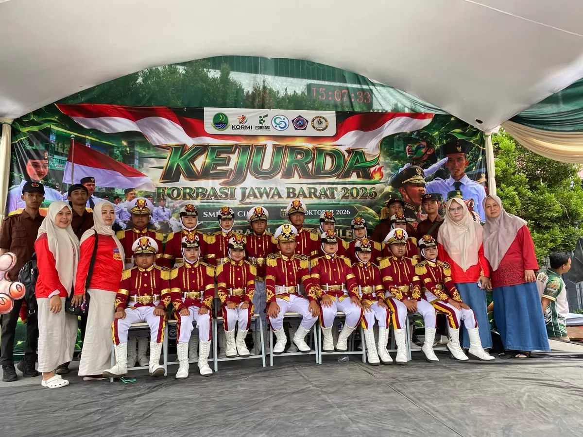 Tim LKBB MI Bojongsari tampil di Kejurda FORBASI Jabar 2026 yang digelar di SMKN 1 Cimahi (Istimewa)