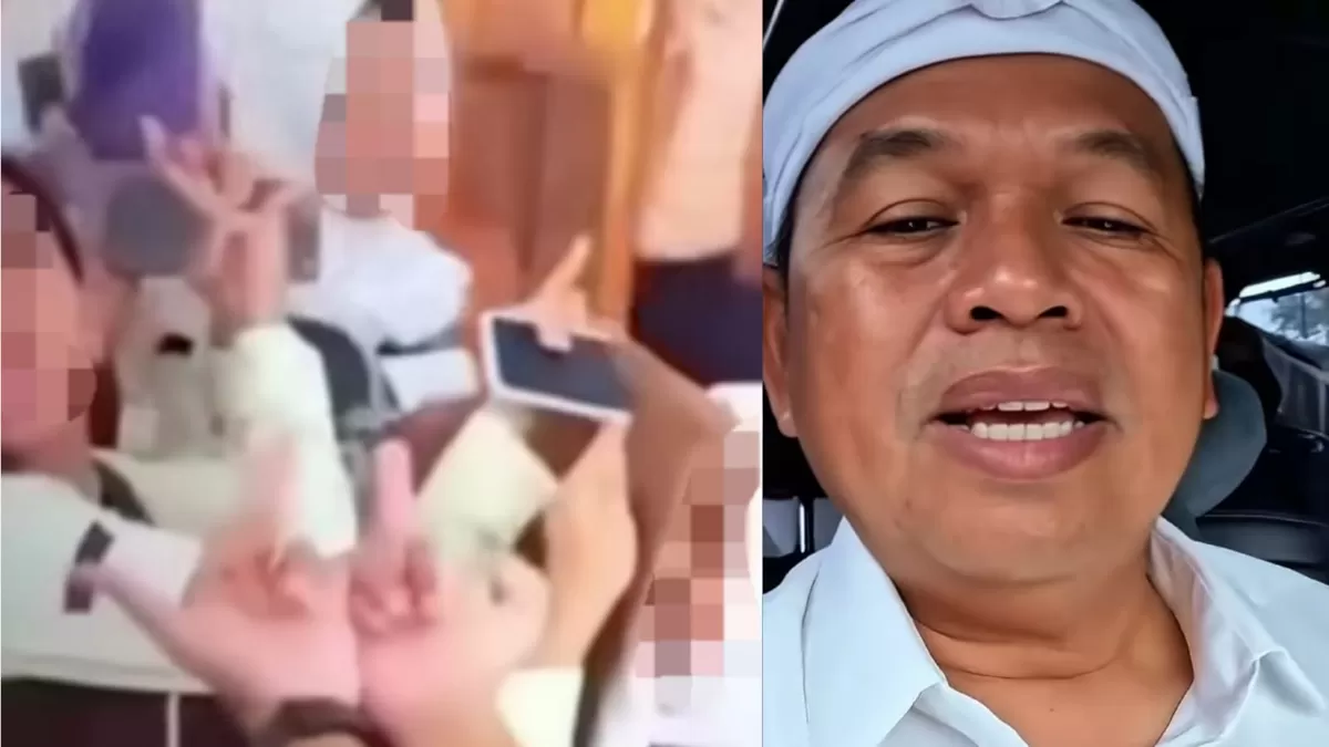 Sikap siswa SMAN 1 Purwakarta viral di media sosial usai dinilai tidak sopan dan tidak menghargai guru. (Instagram/dedimulyadi71)