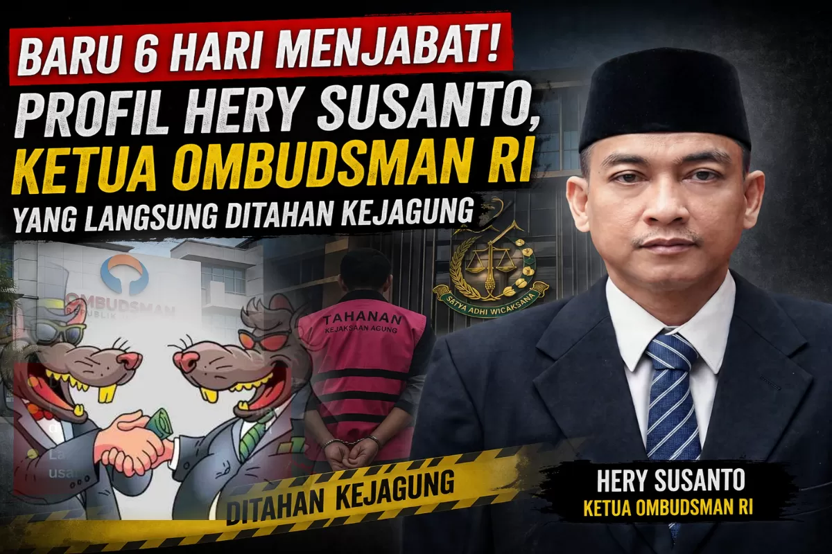 Profil Hery Susanto: Ketua Ombudsman RI yang Ditahan Usai 6 Hari Menjabat (Signal24)
