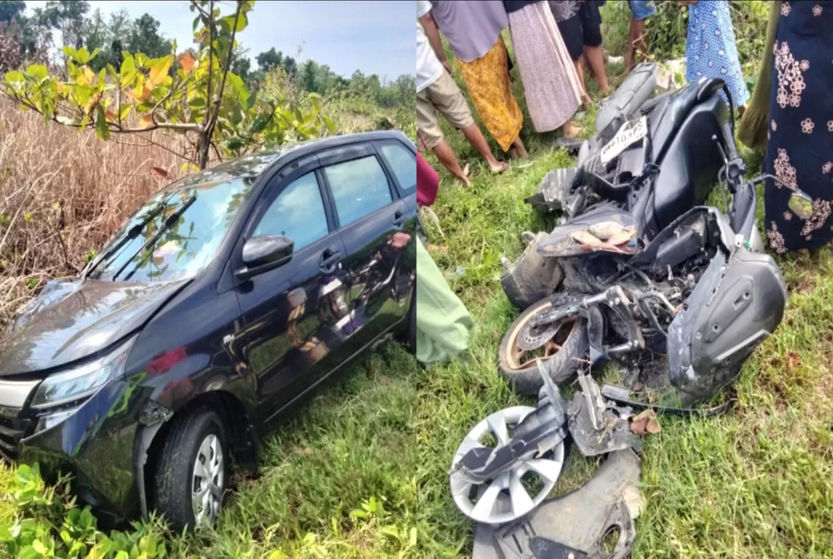 Kecelakaan maut di Jalan Trans Sulawesi, Kasimbar: Pengendara Nmax tewas usai tabrakan dengan Avanza saat sama-sama menghindari lubang jalan rusak.
