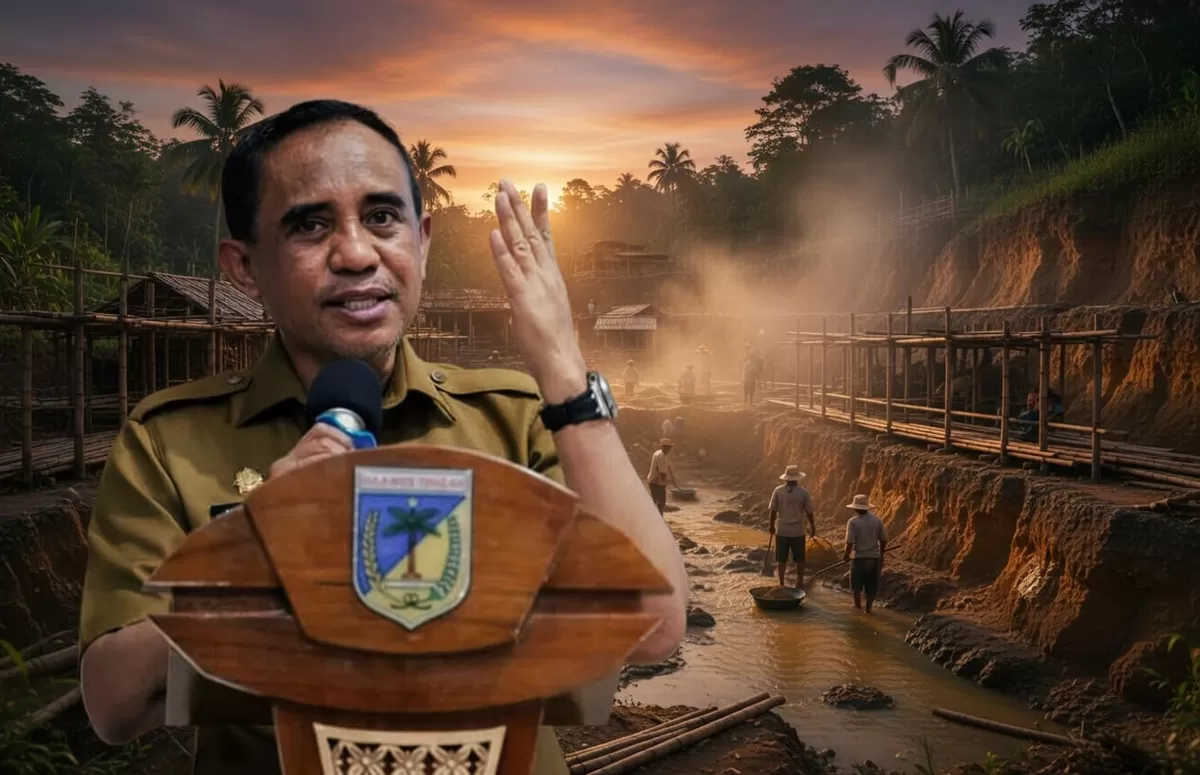 Gubernur Sulteng Anwar Hafid berencana melegalkan tambang emas di Parimo. Solusi cerdas buka lapangan kerja dan tekan angka kemiskinan tertinggi.
