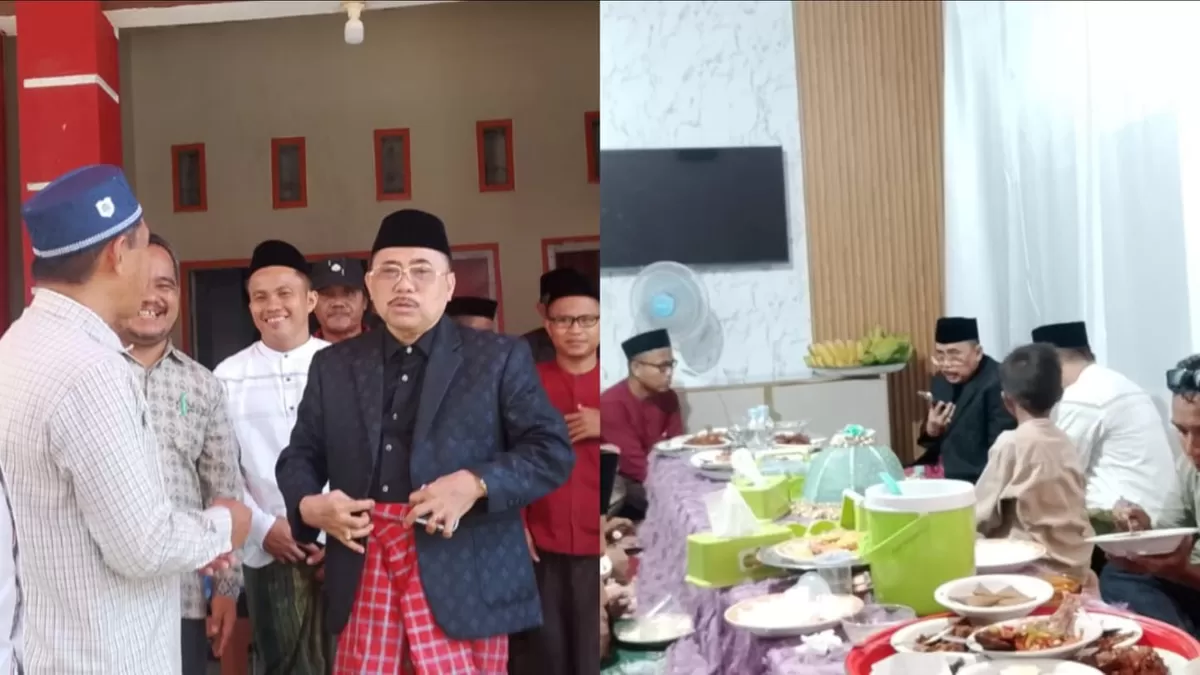Bupati Majene Andi Achmad Syukri kunjungi kediaman Napirman di Sendana. Momen doa 40 hari ibunda Ketua Komisi II DPRD yang pererat silaturahmi daerah.
