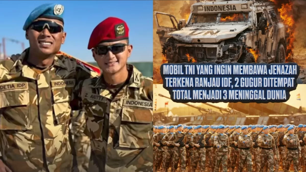 Tiga anggota TNI gugur di Lebanon akibat serangan Israel saat bertugas sebagai pasukan perdamaian UNIFIL. PBB dan Indonesia mengecam keras insiden ini.