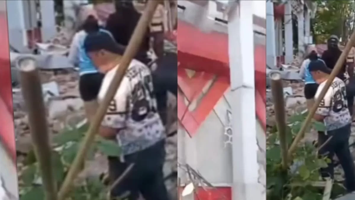 Gempa M 7,6 guncang Batang Dua, Ternate. Gedung KONI Manado ambruk sebabkan satu korban jiwa. BMKG imbau waspada gempa susulan dan evaluasi bangunan.