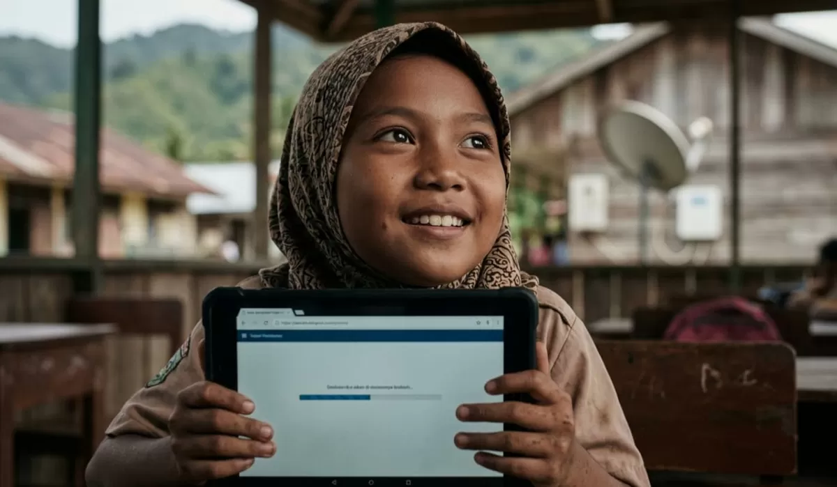 Pemprov Sulteng percepat digitalisasi pendidikan di daerah terpencil lewat program Berani Cerdas dan bantuan internet satelit bagi sekolah pelosok.
