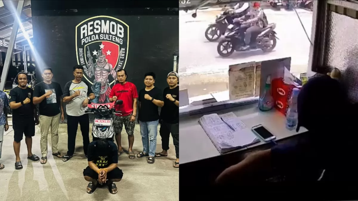 Tim gabungan Polda Sulteng dan Polresta Palu ringkus perampok BRI Link Jalan Veteran. Pelaku berinisial MF nekat beraksi demi biaya pengobatan keluarga.