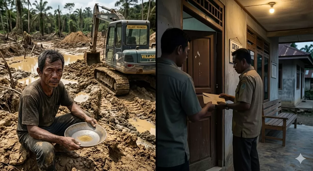Gaduh di medsos! Warga bongkar dugaan setoran tambang ilegal ke oknum aparat desa di Moutong. Benarkah ada upeti alat berat? Simak ulasan tajamnya di sini.