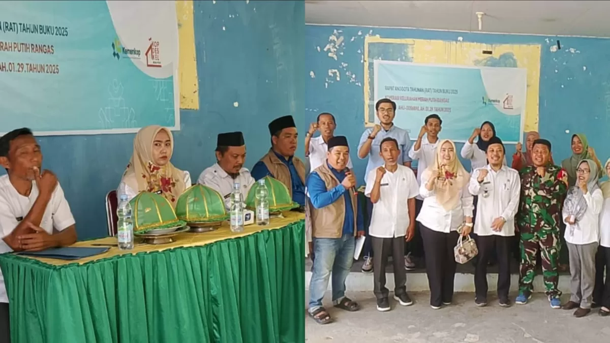 Koperasi Merah Putih Rangas gelar RAT 2025. Fokus pada transparansi digital via Simkopdes dan pengembangan unit usaha nelayan di Banggae, Majene.