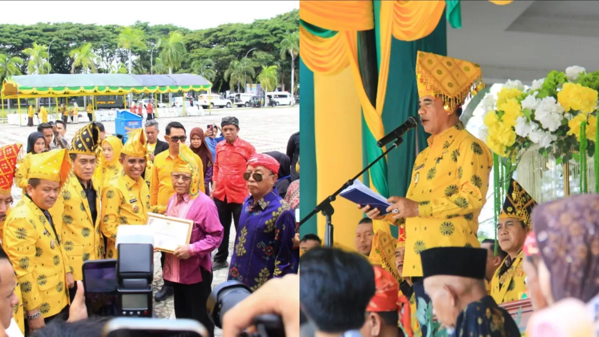 Gubernur Anwar Hafid pimpin HUT ke-24 Parimo. IPM naik & kemiskinan turun jadi 13,51%, namun ia beri catatan tegas soal perlambatan ekonomi tahun 2025.