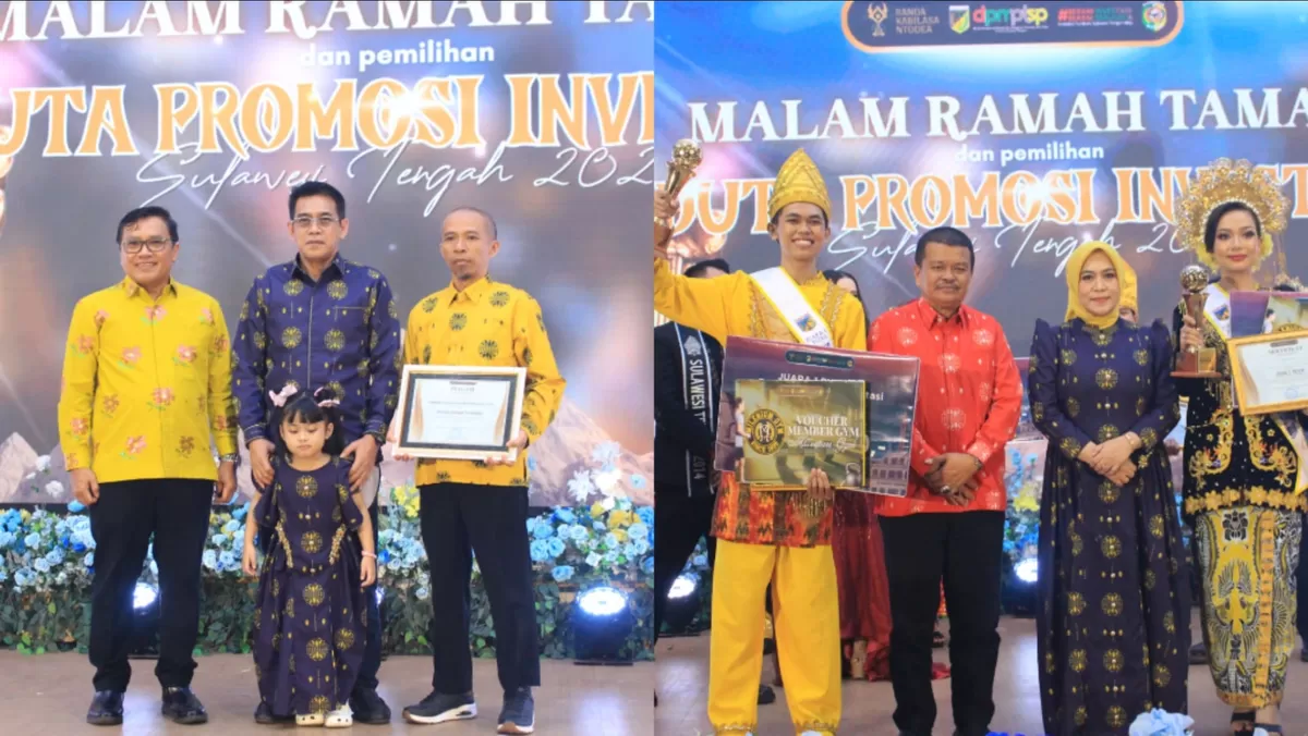 Bupati Parimo Erwin Burase dorong hilirisasi kakao & kelapa di HUT ke-24. Moh. Abid dan Zaskia Felisha terpilih jadi Duta Promosi Investasi Sulteng 2026.