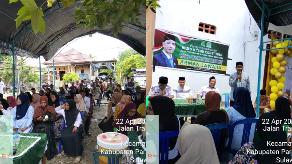 Anggota DPRD PKB Arman Lawaha gelar reses di Dusun 4 Desa Sienjo, Kecamatan Toribulu. Warga sampaikan aspirasi soal ambulans gratis, bibit padi, pestisida, hingga renovasi masjid.