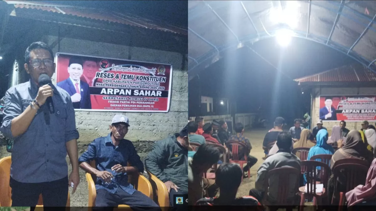 Anggota DPRD Parigi Moutong Arpan Sahar serap aspirasi di Desa Ogobagis. Fokus pada edukasi pernikahan dini, narkoba, dan bantuan pertanian.