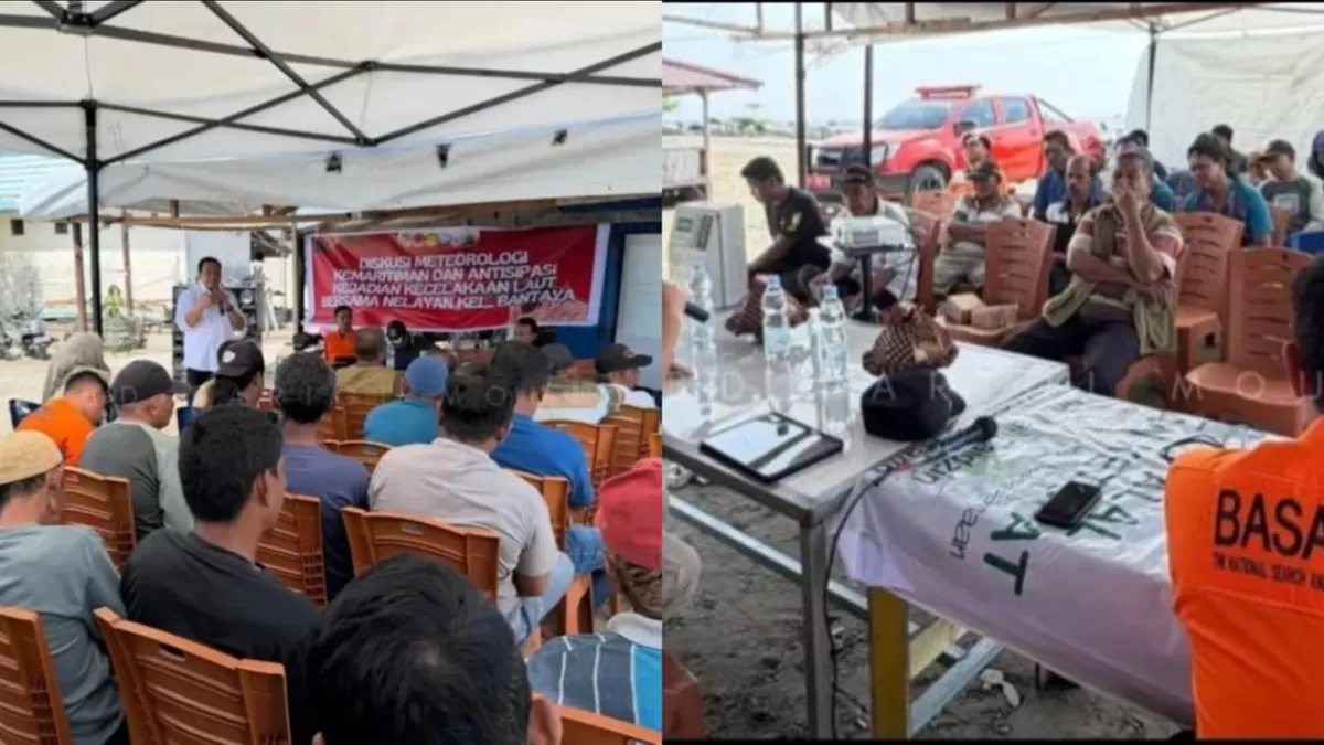 BPBD Parigi Moutong gelar diskusi meteorologi & SAR bagi nelayan Bantaya guna tekan angka kecelakaan laut jelang Hari Kesiapsiagaan Bencana.