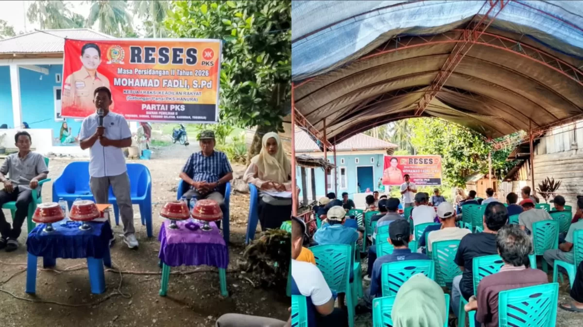 Ketua Fraksi PKS-Hanura Mohamad Fadli serap aspirasi di Sigenti. Soroti gaji aparat desa yang macet hingga pemerataan Makan Bergizi Gratis.