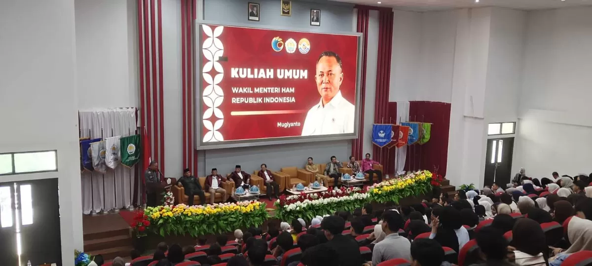 Wamen HAM Mugiyanto tegaskan peran strategis mahasiswa dan target 38 kantor wilayah untuk perkuat perlindungan hak asasi manusia di Indonesia.