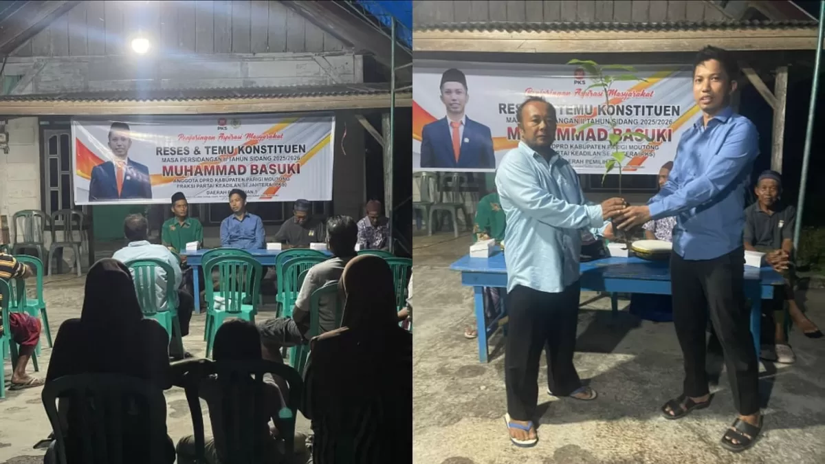 Muhammad Basuki, legislator PKS Parigi Moutong, serap aspirasi warga Kampal & Sumbersari. Dari urusan perahu nelayan hingga bagi bibit cokelat.