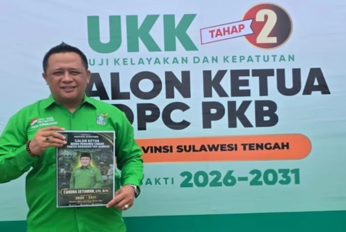 Candra Setiawan optimistis pimpin DPC PKB Parigi Moutong usai UKK. Ia tawarkan kontrak komitmen satu periode untuk besarkan partai di Parimo.