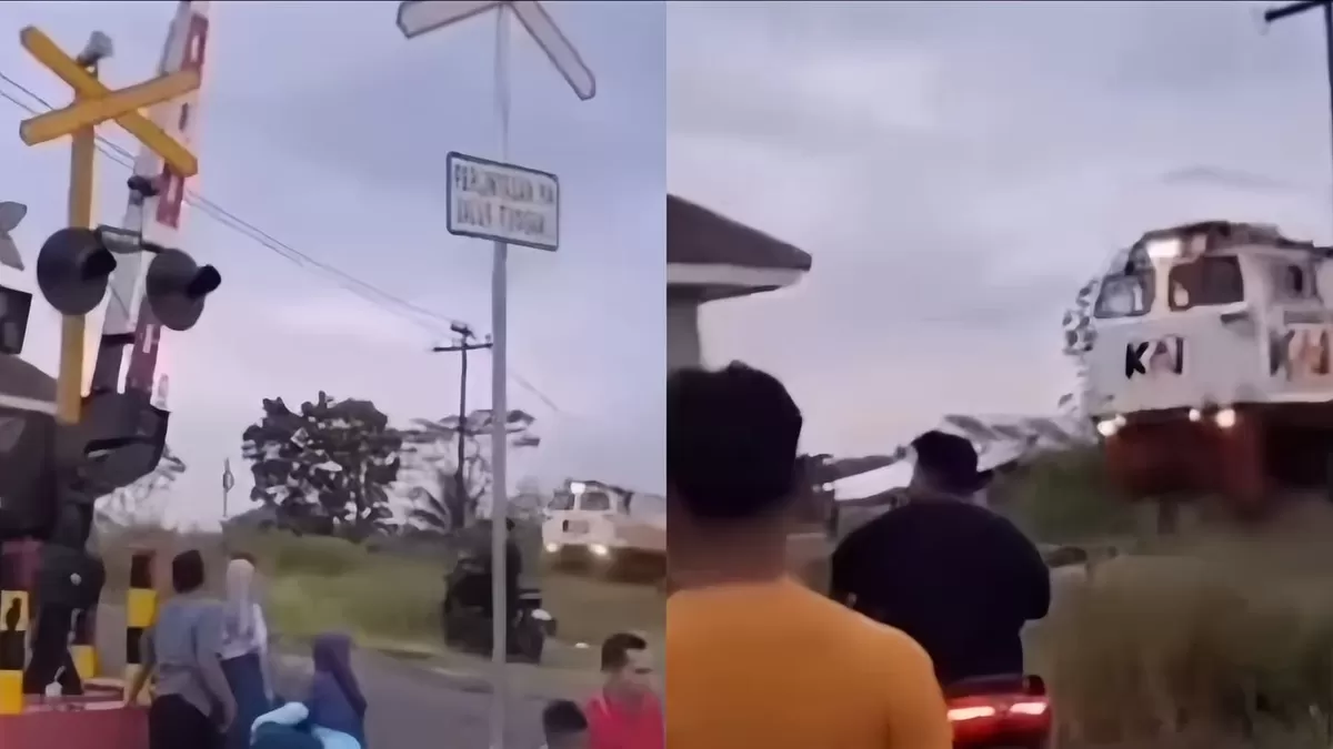 Kecelakaan maut di perlintasan Bedadung Jember terjadi saat pos jaga kosong tanpa petugas. Nyawa pemotor hilang tertabrak KA Sangkuriang.