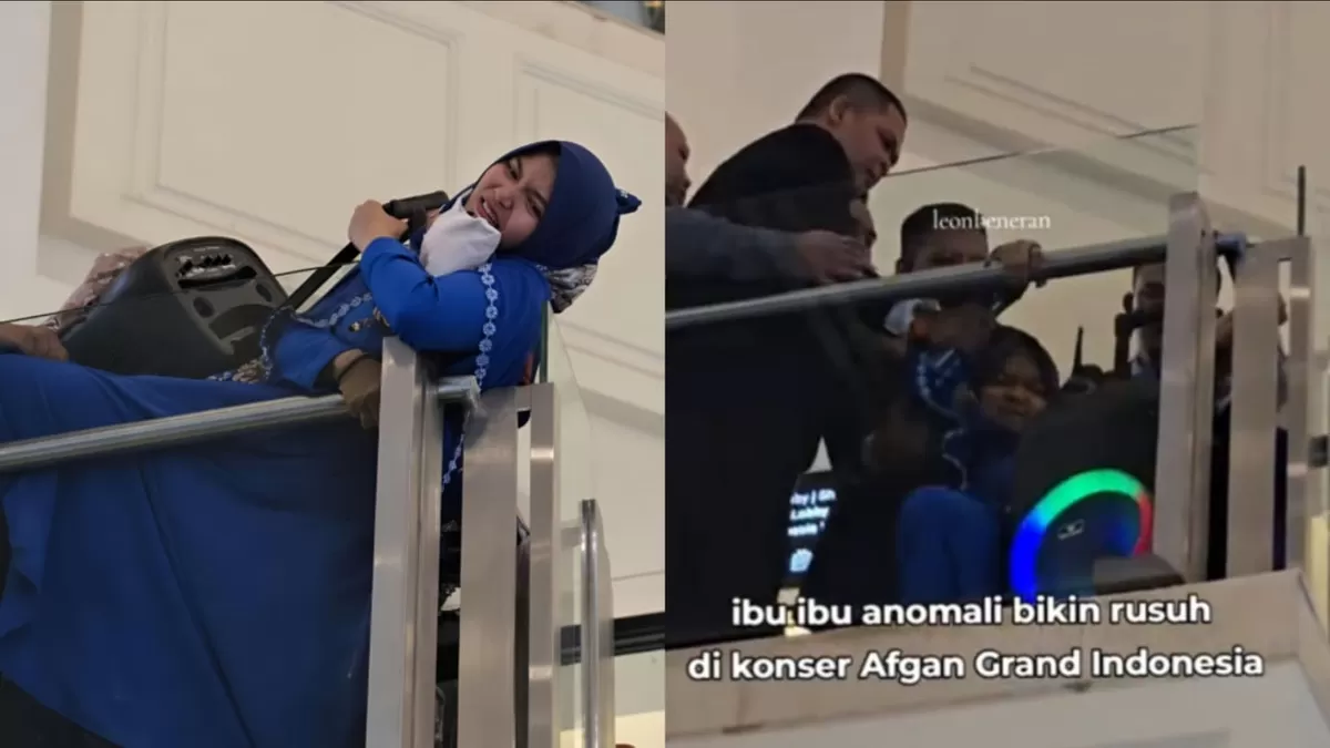 Kericuhan pecah di konser mini Afgan, Grand Indonesia. Seorang ibu nekat bawa speaker dan mikrofon sendiri hingga membuat penonton panik.