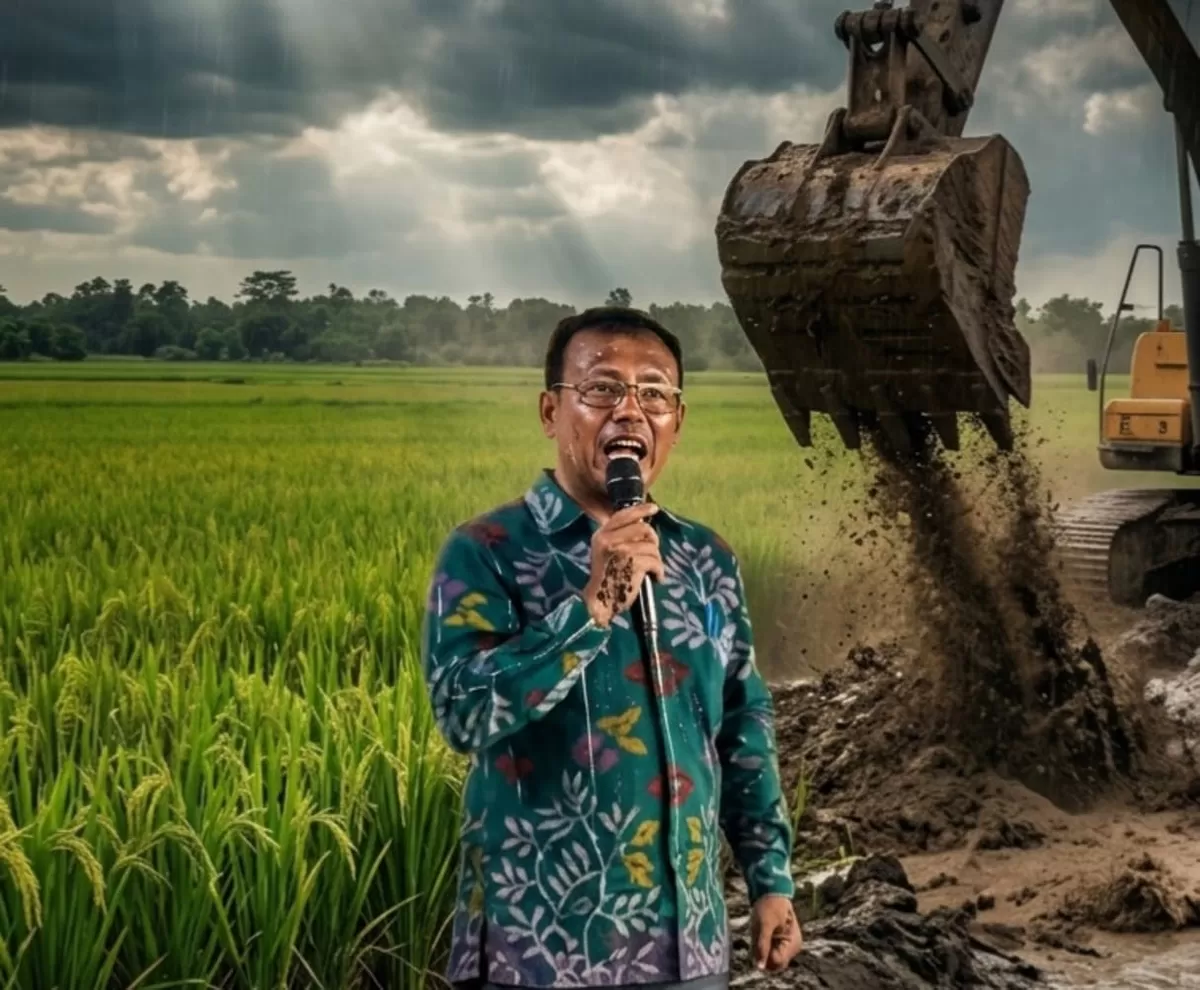 Kades Posona lantang menolak izin tambang baru di depan Bupati Parigi Moutong. Warga rugi miliaran dan pilih fokus urus sawah.