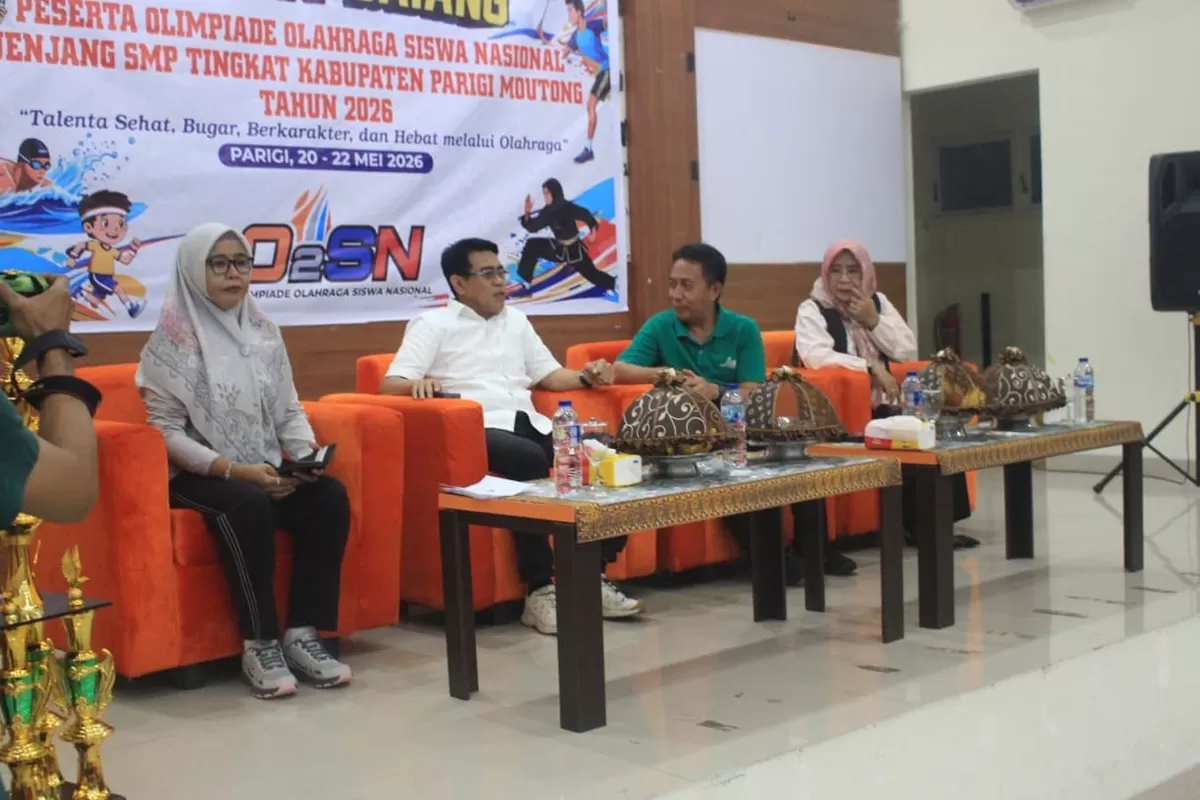 ​Ajang O2SN SMP Parigi Moutong 2026 resmi bergulir. Sebanyak 55 atlet pelajar siap berkompetisi demi berburu tiket ke tingkat nasional.