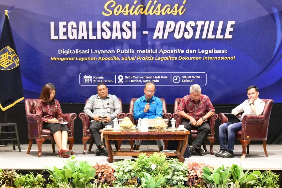 Kemenkumham Sulteng memangkas birokrasi legalisasi dokumen studi luar negeri lewat layanan Apostille yang cepat dan praktis bagi warga.