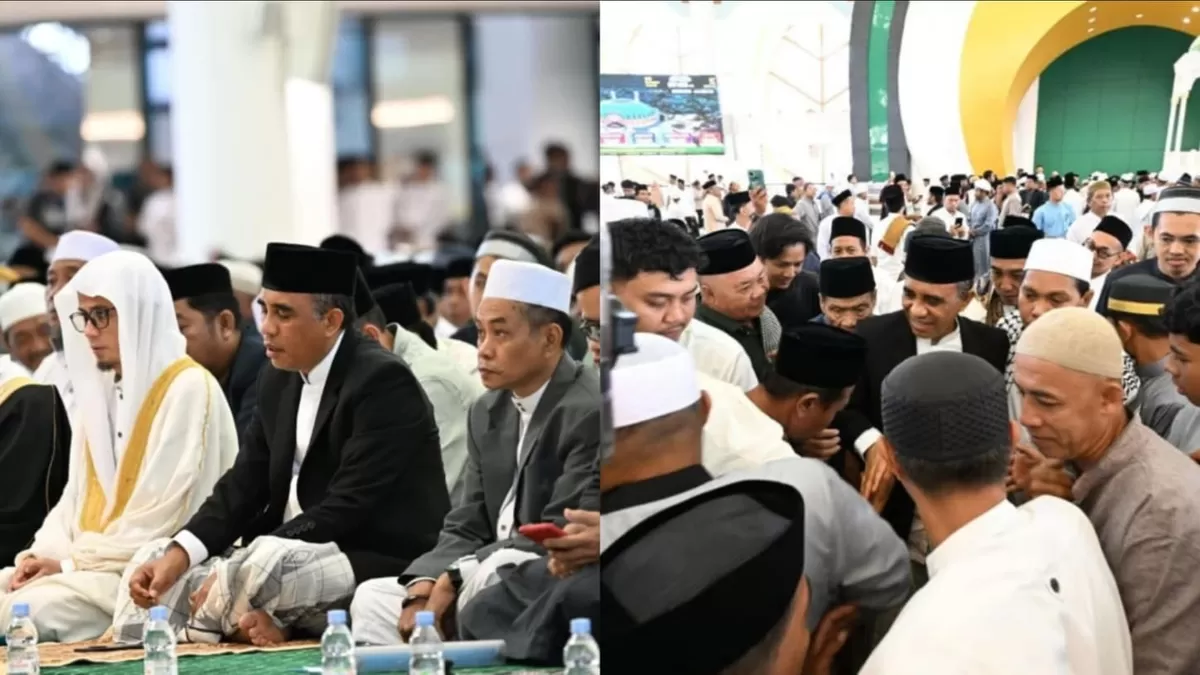 Gubernur Anwar Hafid salurkan 127 hewan kurban termasuk sapi raksasa milik Presiden Jokowi seberat 922 kilogram untuk warga Sulteng.