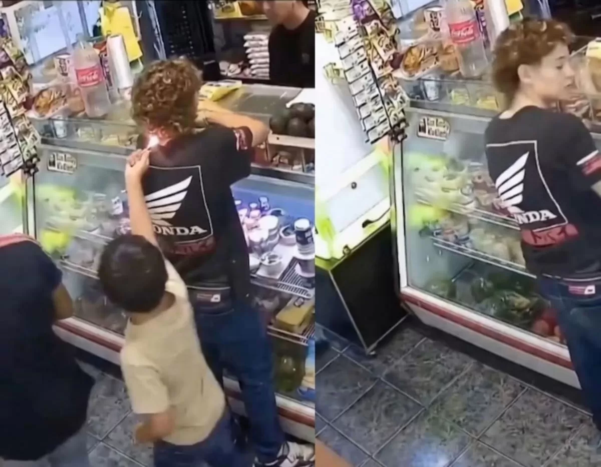 Video viral rekam aksi anak kecil sulut korek api ke rambut pengunjung wanita di toko. Warganet kecam lemahnya pengawasan orang tua.
