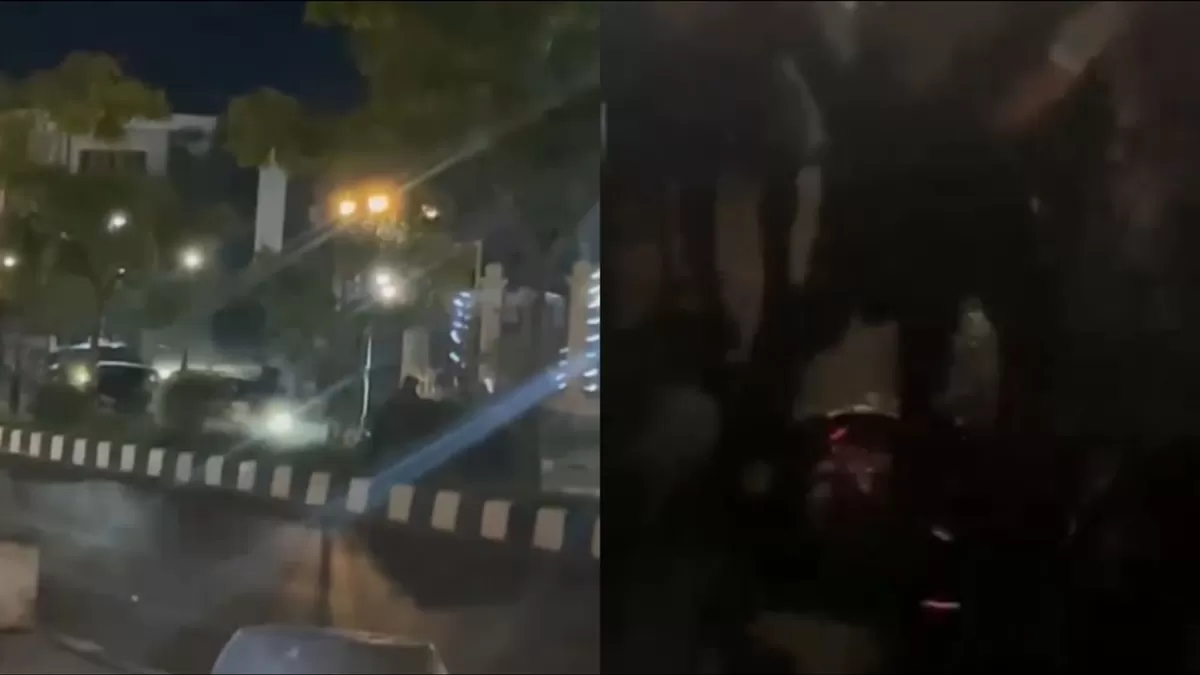 Kawasan Eks MTQ Kendari mencekam usai diserang geng motor. Satu warga terluka dan dua motor pelaku hancur dilindas mobil misterius.